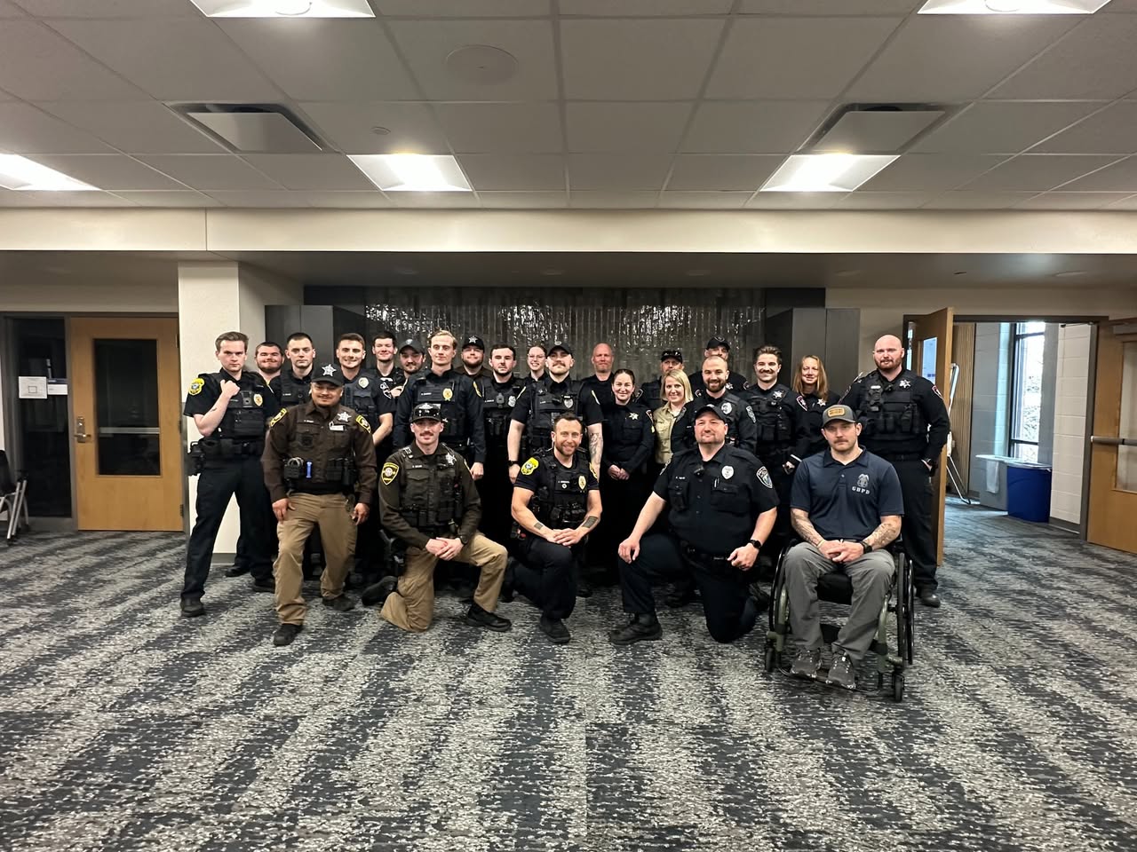 Officers at a crisis intervention training